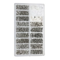 1000PCS Stainless Steel Screws Watch Spectacles Phone Tablet Tiny Screws Nuts Micro Glasses Sunglass Screws Kits
