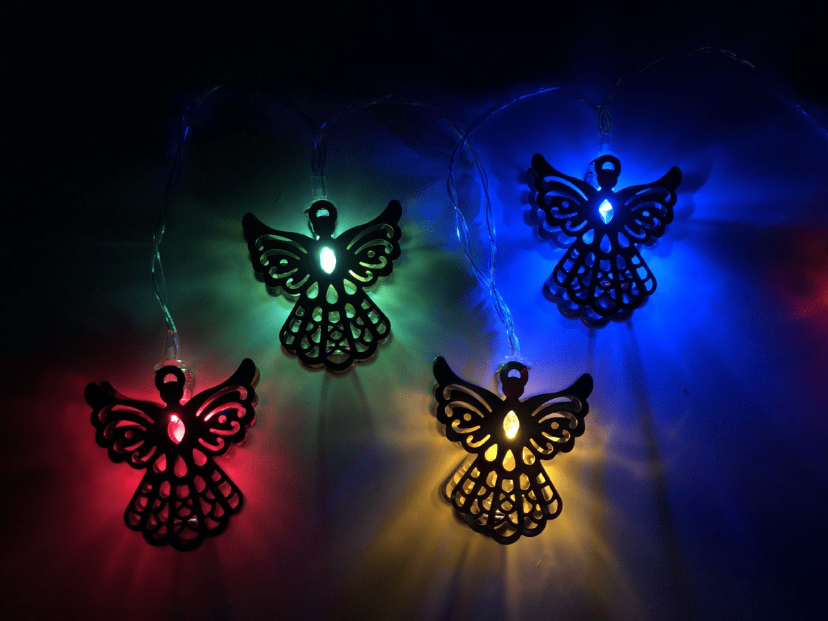 battery operated angel lights