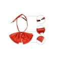 thumbnail image 3 of INSPIRE CHIC Nœud Papillon Pré-Noué pour Femme, Nœud Papillon, Sangle Ajustable, Cravates, Vêtement pour le Cou, Rouge, Taille Unique, 3 of 5