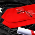 thumbnail image 5 of Graduation Sash Albania Flag scarf Shawl Stole Sapphire Blue with Star Stripe Bachelor Gown Accessory Ribbon 180*14cm, 5 of 7
