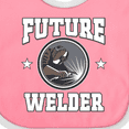 thumbnail image 4 of Inktastic Welding Future Welder Fabricator Boys or Girls Baby Bib, 4 of 4