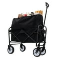 thumbnail image 3 of GDF Studio Minimeetall Collapsible Utility Wagon, Dual-Layer Expandable Storage Cart with 360° Wheels, Black, 3 of 11
