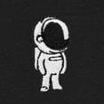 thumbnail image 2 of Dalix Astronaut Embroidered Sweatpant Heavy Weight Fleece Relaxed Fit Lounge Mens in Black S Small, 2 of 5