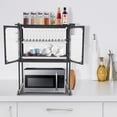 thumbnail image 5 of Kitchen Storage Rack, Vertical Microwave Oven Rack, Kitchen Storage Shelf for Storing all Kinds of Kitchen Utensils, Cutlery, Rice Cookers, Microwave Ovens, 5 of 10
