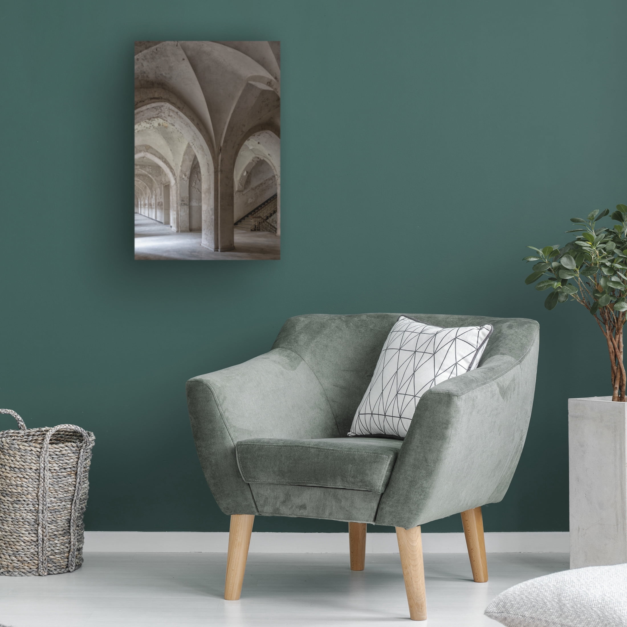 Trademark Fine Art Natascha Worseling  An old Jesuit monastery Canvas Wall Art