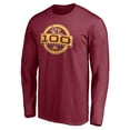 thumbnail image 2 of Men's Maroon Minnesota Golden Gophers 100 Seasons of Hockey Long Sleeve T-Shirt, 2 of 3