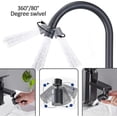 thumbnail image 2 of Faucet Aerator, 360 Degree Swivel, 2 Modes Adjustable Kitchen Faucet Filter Bubbler For Kitchen Bathroom, 22mm Internal Thread, Black, 1pcs, 2 of 2