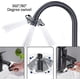 thumbnail image 2 of Faucet Aerator, 360 Degree Swivel, 2 Modes Adjustable Kitchen Faucet Filter Bubbler For Kitchen Bathroom, 22mm Internal Thread, Black, 1pcs, 2 of 2