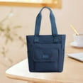 thumbnail image 2 of Tuobarr Tote Bag for Women, Lightweight Nylon Shoulder Pack, Large Capacity Women's Tote Handbags, Crossbody Pack for Outdoor Dark Blue, 2 of 8