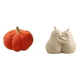 thumbnail image 1 of Sujetalibros decorativos con forma de calabaza de Halloween, de suave, aptos para sala de estar, dormitorio, oficina y decoración del hogar., 1 of 8