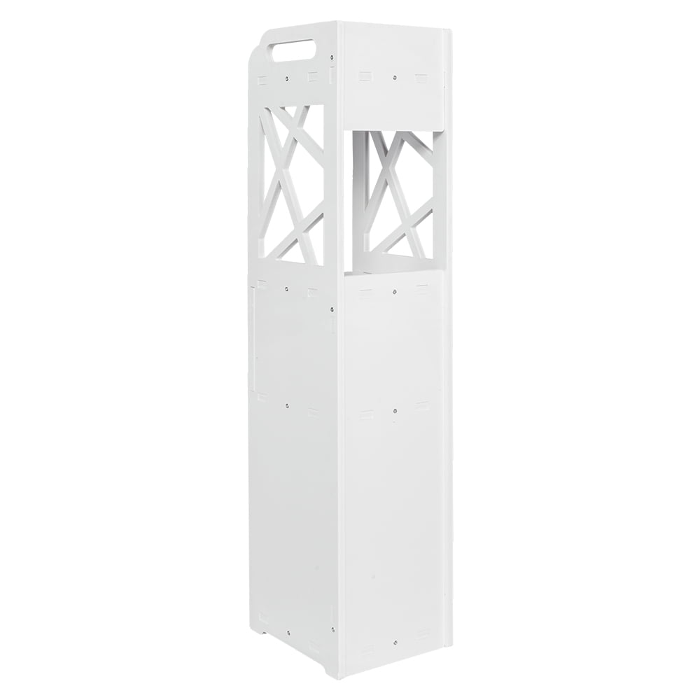 Bathroom Storage Shelf Drawer Multi Compartment Organizer Water Proof Anti Decay Anti Rot White