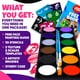 thumbnail image 3 of Kit de pintura facial Blue Squid completo con plantillas de 12 colores, 3 of 7