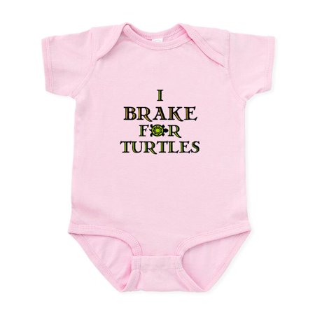 

CafePress - I Brake For Turtles Infant Bodysuit - Baby Light Bodysuit Size Newborn - 24 Months