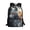 Burning Rose Wolf Print, variant on HUIACONG Fantasy White Wolf Print School Backpack for Ages 6-18 Large Capacity Lightweight Water Resistant Bookbag for Boys Girls Elementary Middle High School Students Back to School Daily Use