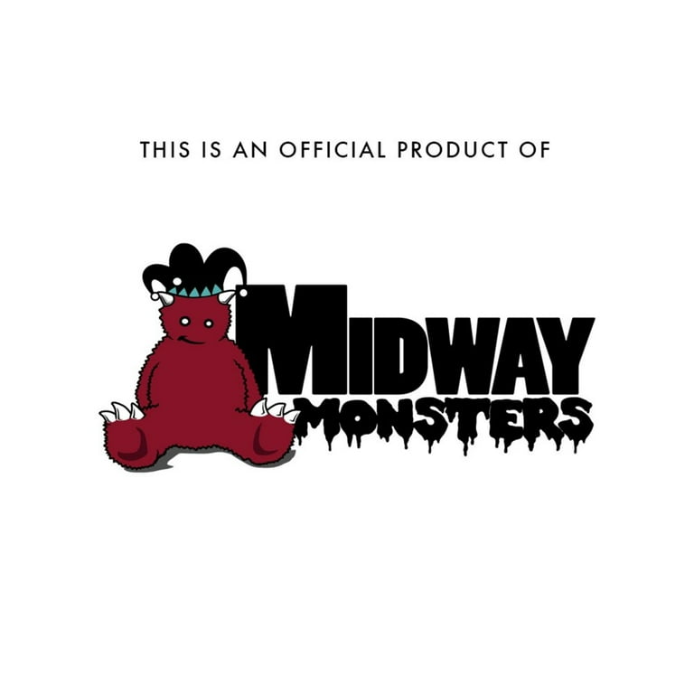 MIDWAY MONSTERS 2,000 Red Two Part Double Roll Raffle Tickets 50/50