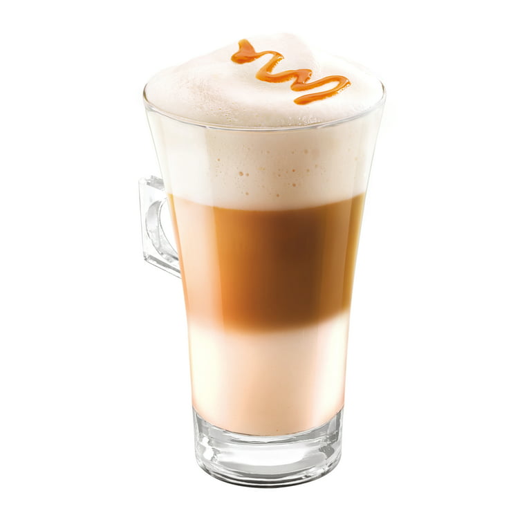 Kaffekapslen Latte Macchiato Caramel - 16 Capsules pour Dolce