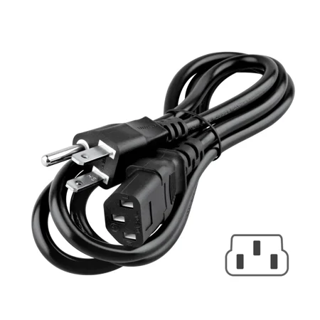 BEST- 5Ft Ac Power Cord Cable For Dell U2520D U2719D U2720Q Monitor 3-Prong Lead Wire