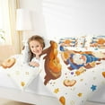 thumbnail image 5 of Feelyou Western Happy Hanukkah Bedding Comforter Set, Cartoon Funny Gnome Twin Comforter Sets, Chanukah Holiday Reversible Bedding Set, Luxury Bedroom Decor, 2 Pieces, 5 of 9