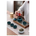thumbnail image 4 of Kung Fu Tea Set Gift Boxed Tea Set For Friends Chinese Tea Ceremony Ceramic Tea Set One Pot Four Cups With Tea Cans Car Portable, 4 of 9