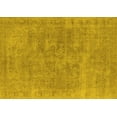 thumbnail image 1 of Ahgly Company Machine Washable Indoor Rectangle Oriental Yellow Industrial Area Rugs, 8' x 12', 1 of 4