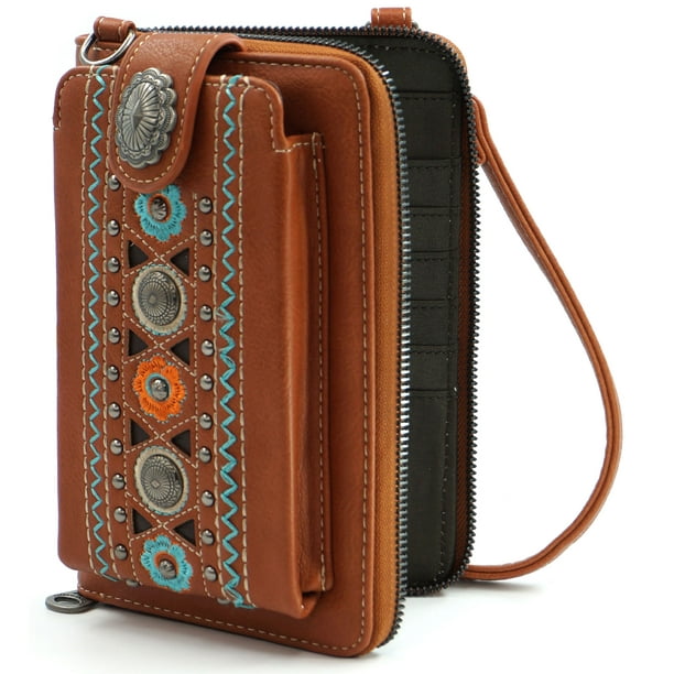 Montana West Crossbody Wallet Purse For Women Travel Size 12 Slots