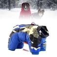 thumbnail image 2 of Ropa de Invierno jinwen para Perros Chaqueta de Nieve Azul M, 2 of 7