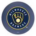 thumbnail image 2 of Milwaukee Brewers 36" Swivel Counter Stool with Chrome Accent, 2 of 2