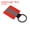 Red, variant on Uxcell Reflective Keychain Tags, 12 Pack Reflective Zipper Pulls for Backpack Dog Collar, Fluorescent