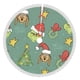 thumbnail image 1 of Faldas para árbol de Navidad Grin-Ch de 48 pulgadas, tapete para árbol de Navidad para fiestas de invierno, falda para árbol de Navidad para decoraciones navideñas rústicas, 1 of 8