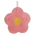 thumbnail image 1 of Planche à Gratter Murale en Sisal pour Chaton avec Ventouse, Fleur Rouge 40x40cm, 1 of 7