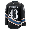 thumbnail image 3 of Men's Fanatics Tom Wilson Black Washington Capitals Alternate 50th Anniversary Premium Jersey, 3 of 3