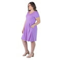 thumbnail image 6 of Plus Size Knee Length Pleated Pocket Dress, 6 of 11