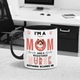 thumbnail image 2 of I'm a Ragdoll Mom and a Registered Nurse Nothing Scares Me 11oz Accent Two-tone Mug Cat Lover Kitten Owner Gifts Idea Coffee Tea Cup - 00002, 2 of 5