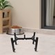 thumbnail image 4 of IDEANATEGRATE Soporte Ajustable De Plato Elevado Para Perros En Metal Negro Para Postura Al Alimentarse, 4 of 8