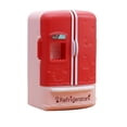 thumbnail image 1 of 1:18 Mini Simulation Mini Double Door Refrigerator Decoration Children Play House Toys,cherry Red, 1 of 5