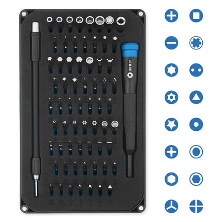 iFixit - Mako 64-Bit Driver Kit - Black/Blue