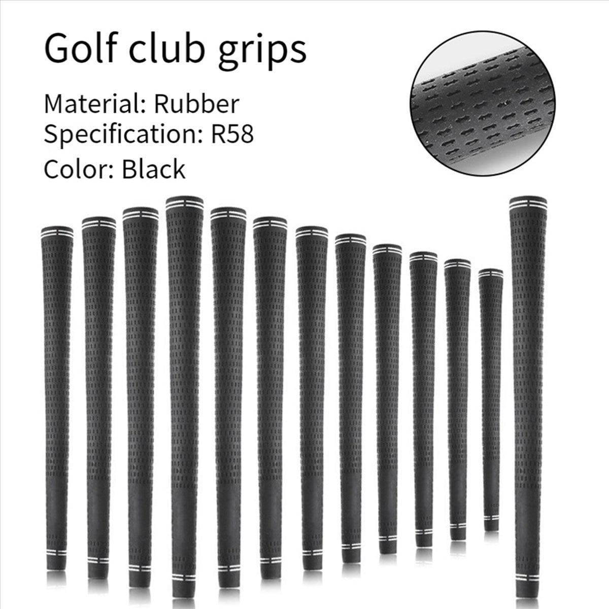 26Pcs Golf Grips Anti-Slip All Weather Golf Grip Standard Golf Clubs Grips Golf Accessories