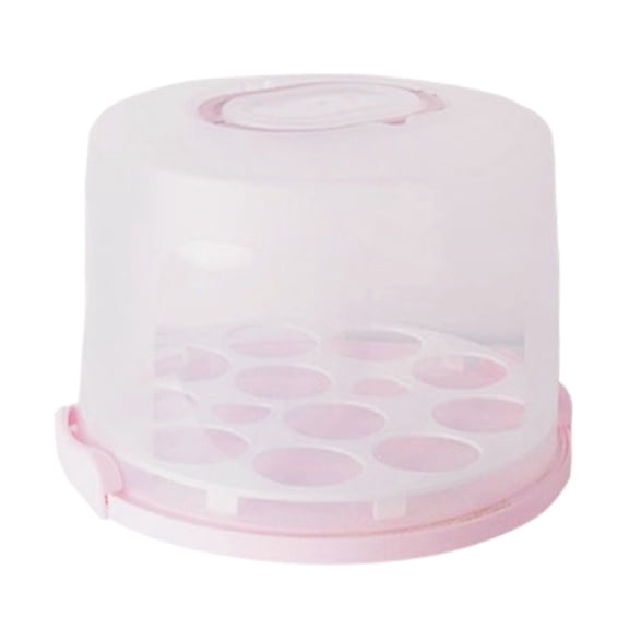 Clear Top Tall Cake Case Portable for Baking Enthusiasts Parties