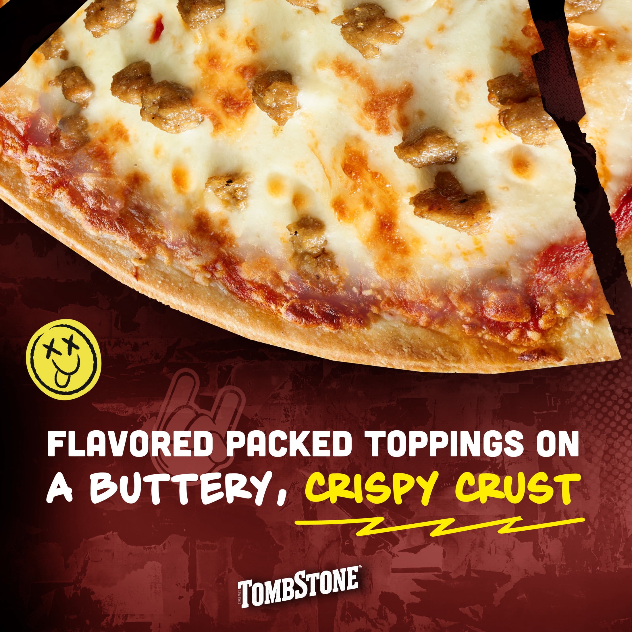 Tombstone Sausage, Original Thin Crust Pizza with Zesty Tomato Sauce, 20.9 oz (Frozen)​