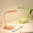 thumbnail image 3 of Lampe de Table Led Rechargeable Usb pour Animaux de Compagnie Mignons, Cochon, Chat, Chien, Protection des Yeux, Blanc Chaud, 3 of 5