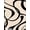 Beige, Pattern 2, variant on ODIKA 4' x 6' Machine Washable Non-Slip Area Rug, Abstract Swirl High Traffic Rug, Beige, 493050