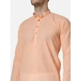 thumbnail image 5 of Indian Bollywood Style Designer Mens Cotton Chikankari Kurta Pajama Set, 5 of 7