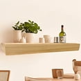 thumbnail image 4 of Lufushangmao Wall Hanging Shelf with Hidden Compartment, 15.75x11.02in, Requires Drilling Floating Shelves, Concealed Storage for Books, Wall Decor, 4 of 7