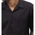 thumbnail image 2 of Montique Black Walking Suit Solid Color Short Sleeve Shirt Men's Leisure Suit 696, 2 of 3