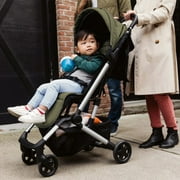 Colugo Compact Stroller - One Hand Fold Lightweight Stroller, Travel Stroller with Rain Cover, Backpack and Cup Holder, Olive