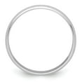 thumbnail image 2 of Platinum 4mm Half Round Featherweight Wedding Band Size 7.5, 2 of 5