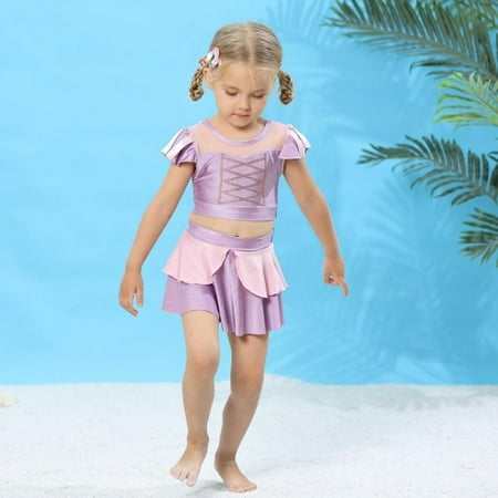 

Wisremt 1-8Y Girls 2 Pieces Swimsuit Isabella Bikini Dolores Bathing Suit Luisa Swimwear Pepa Tankini