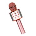 thumbnail image 2 of Micrófono Micrófono de Karaoke Recargable con Reducción de Ruido Micrófono LED Inalámbrico Portátil, Oro Rosa Speravity EL001221-05B, 2 of 2