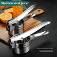 thumbnail image 6 of Shoreew Stainless Steel Vegetable Water Squeezer Fruit Squeezing Tool Large Capacity Potato Ricer Press Multipurpose Juicer for Zucchini Cucumbers Kitchen Gadget, 6 of 7