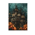 thumbnail image 3 of Wobogo Pumpkin Castle Garden Flag 28×40 Inch Double Sided For Outdoor Yard Decoration, 3 of 6